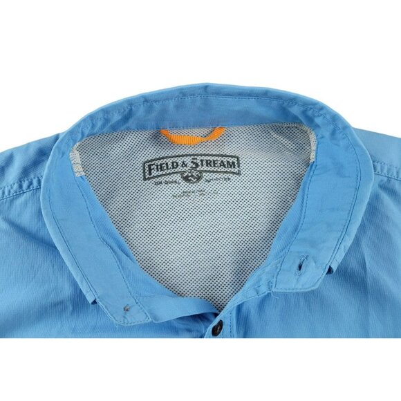 Field and Stream Mens Sport Fishing Shirt Blue Button Down Size Medium JH1638100 - Picture 5 of 6